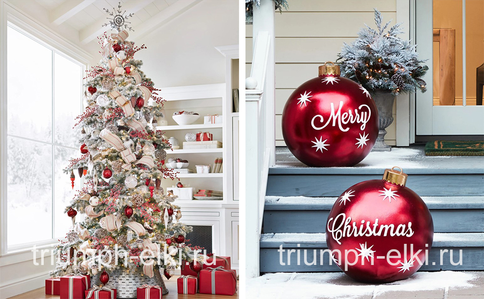 Елка в интерьере