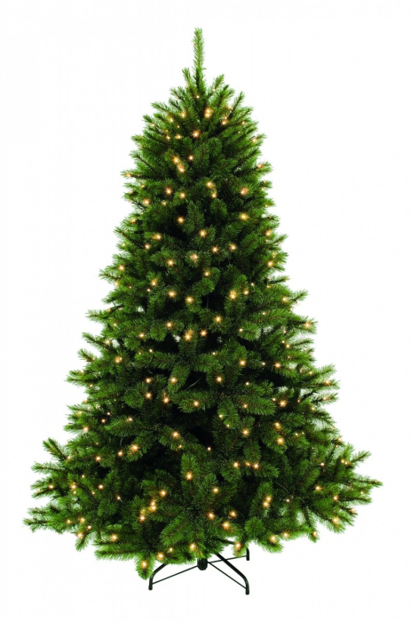 Искусственная елка Triumph Tree Лесная красавица зеленая с лампами
